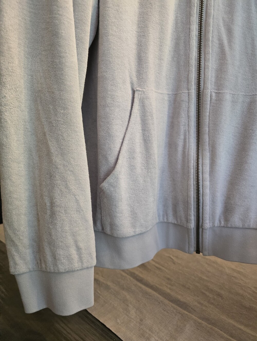 Criquet - Light Grey, Men's, Terry, Zip Hoodie - Size Large. Brand New w/Tags - Picture 5 of 8